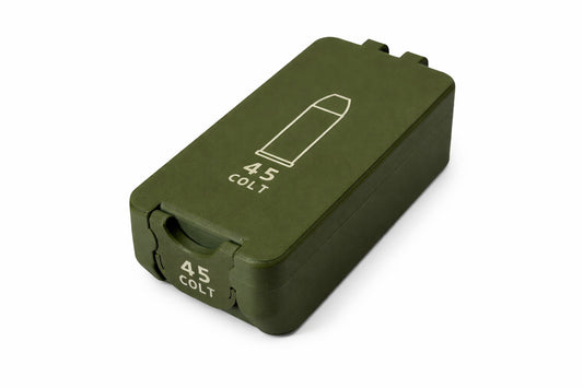 45 Colt Ammo Box – 50 Rounds - Snap Close Storage Box | Fully Customizable