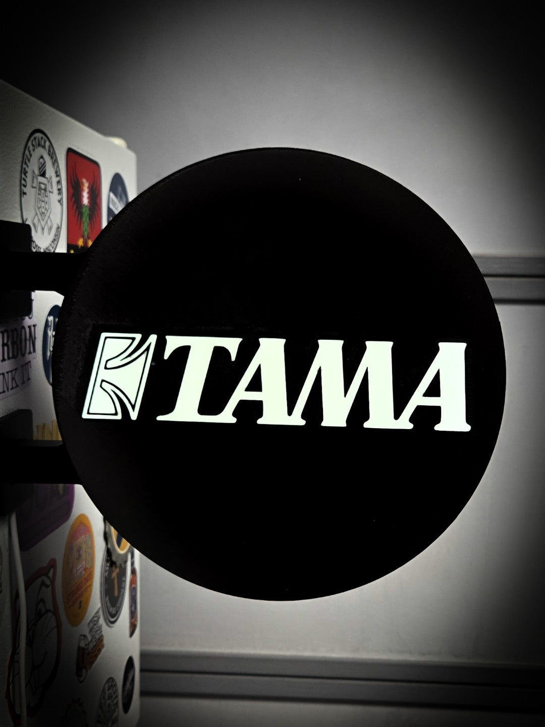 TAMA DRUMS 12 Inch Light Box LED Sign 3D Printed Wall Decor Man Cave Garage