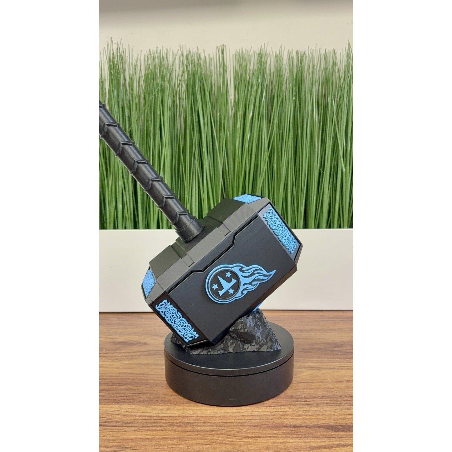 Midnight Edition - Tennessee Titans 3D Printed Thor Hammer