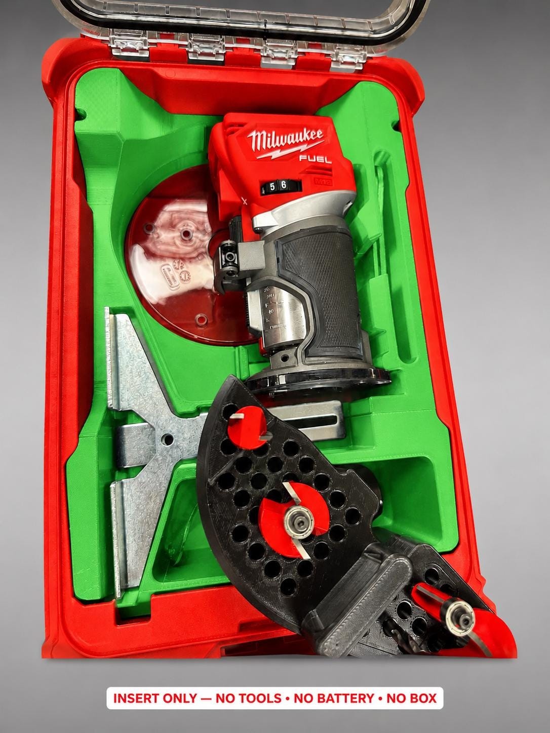 Milwaukee Packout Insert for M18 Fuel Compact Router | 3D Printed