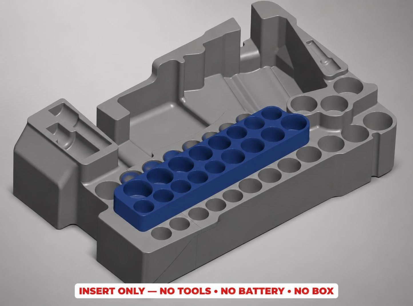 Milwaukee Packout Insert for M12 Fuel Stubby 3/8 in. Impact Wrench + 43pc Socket
