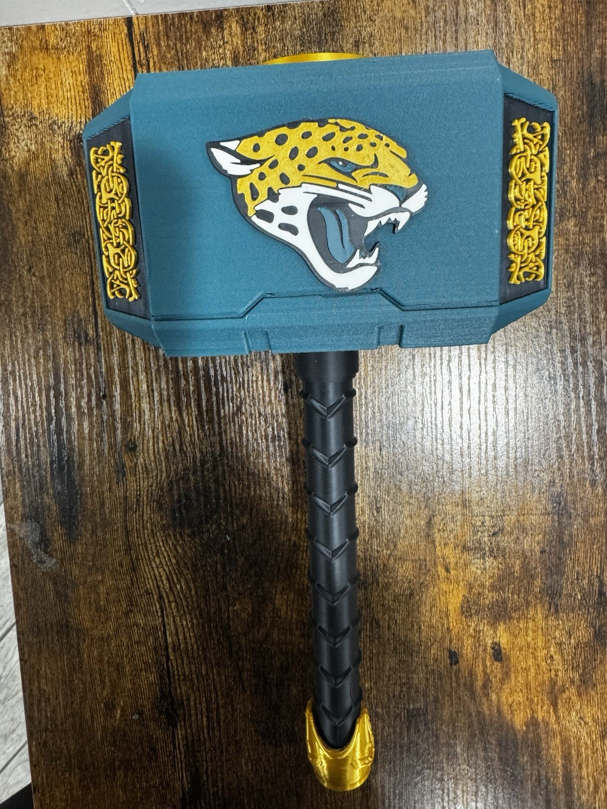 Jacksonville Jaguars 13” Thor Hammer NFL INSPIRED Unique Fan Gifts Man Cave