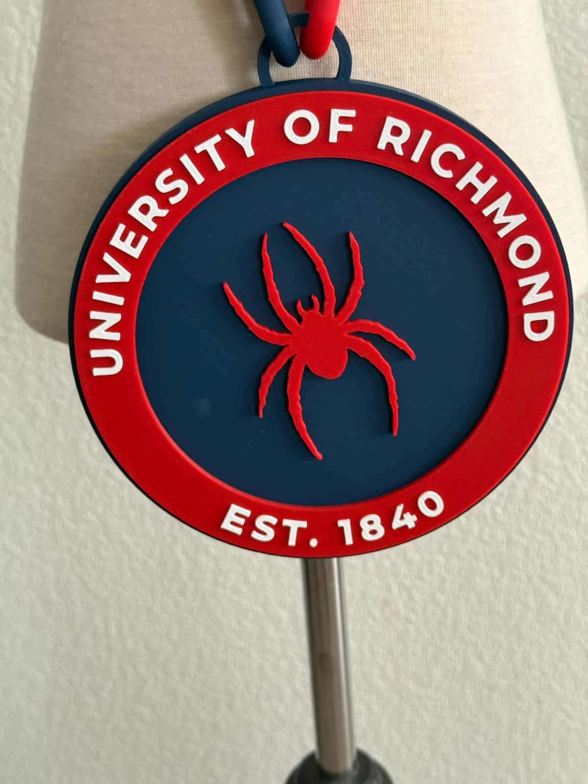 Richmond Spiders Oversized Logo Necklace Turnover Hype Chain HandMade 3D Printed