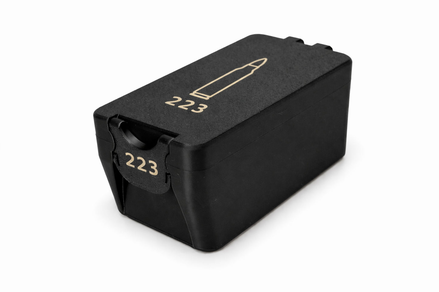 223 Rem Ammo Box - 50 Rounds - Snap Close Storage Box | Fully Customizable