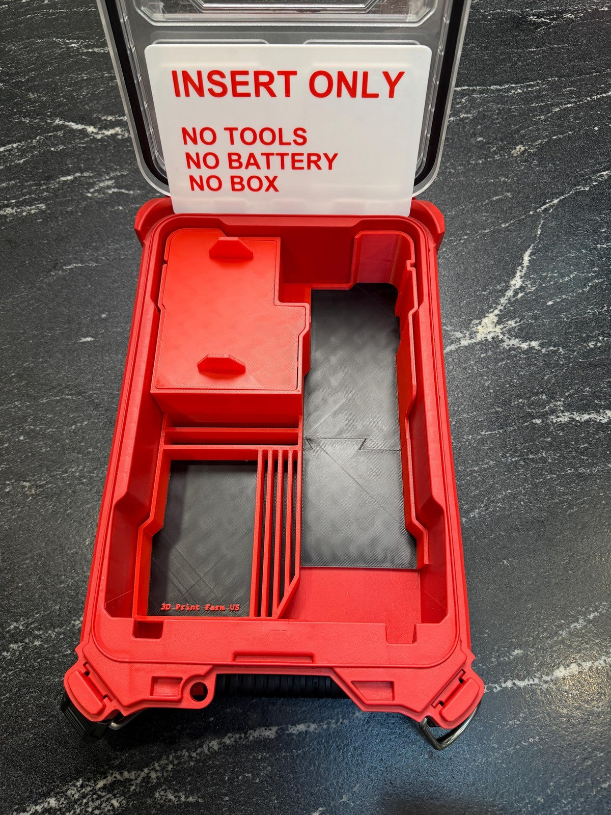 Milwaukee Compatable M18 Oscillating Multitool Packout Insert Tray