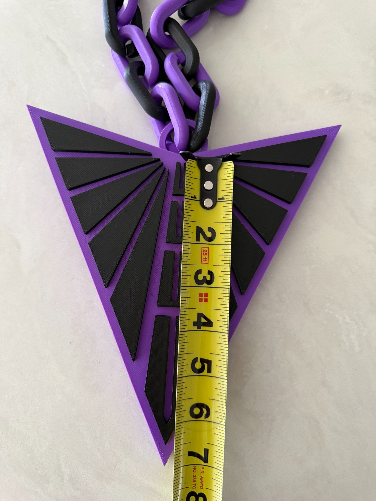 Golden State Valkyries Oversized Necklace, Hype Chain WNBA HandMade 3D Printed