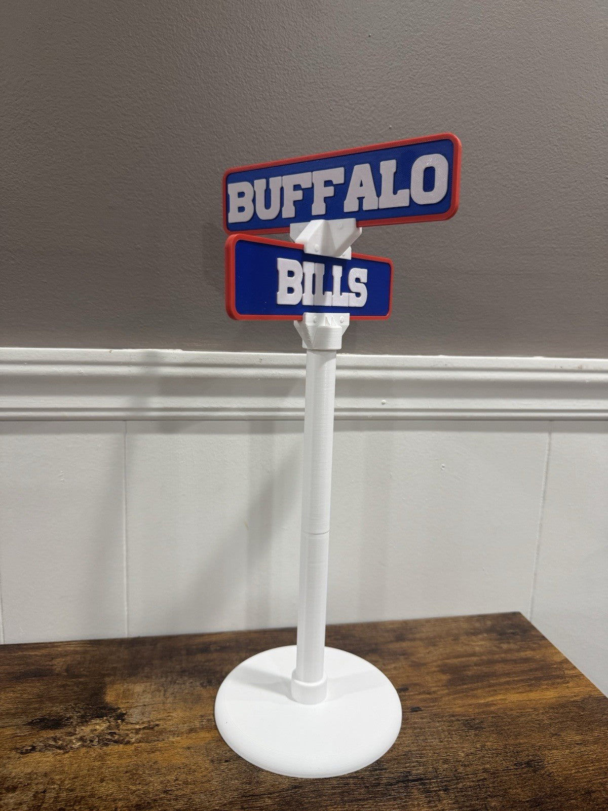 Buffalo Bills Mafia Street Sign Man Cave Memorabilia Office Desk Decor Fan Gift