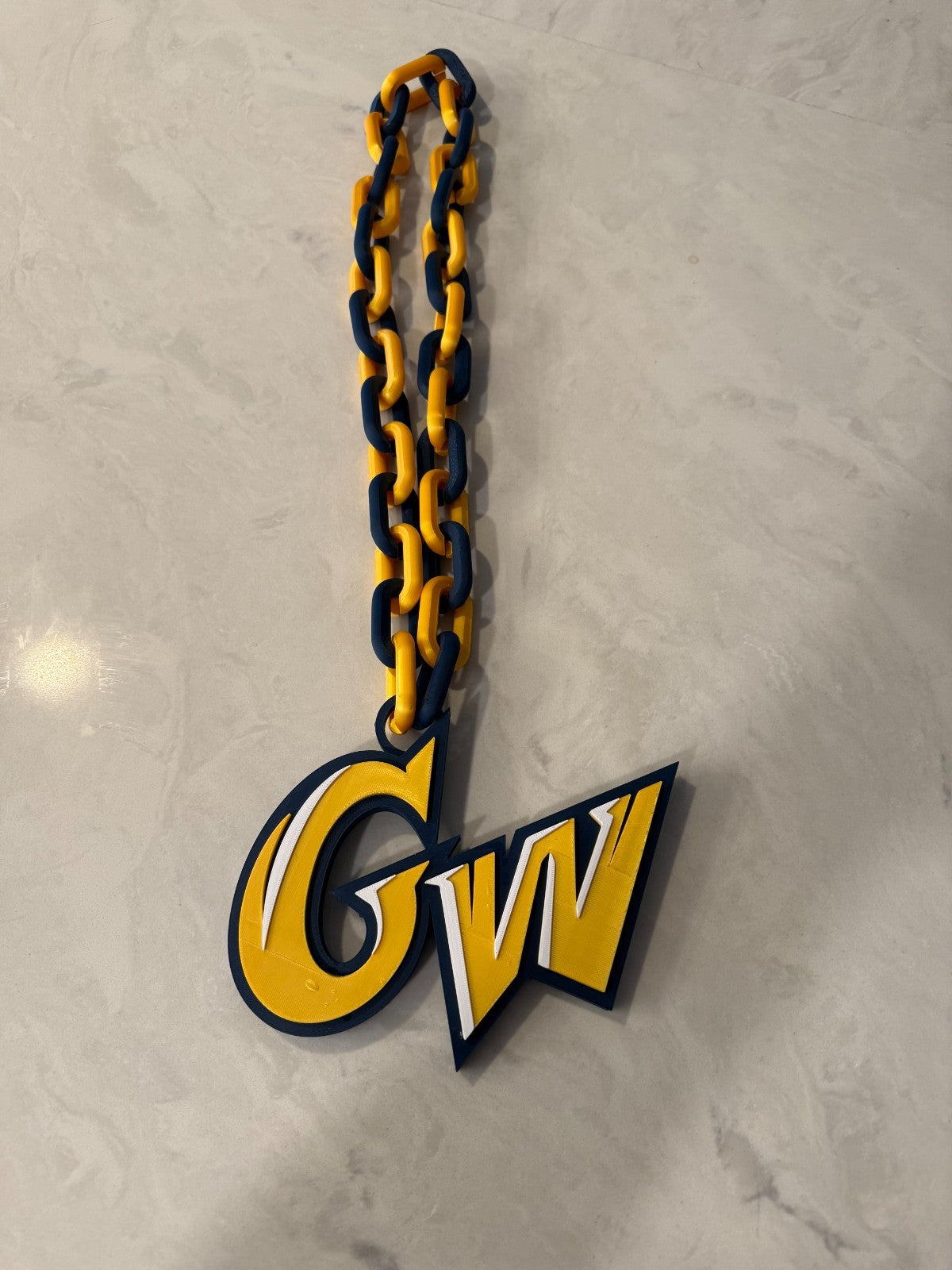George Washington Revolutionaries Oversized Necklace, Hype Chain HandMade
