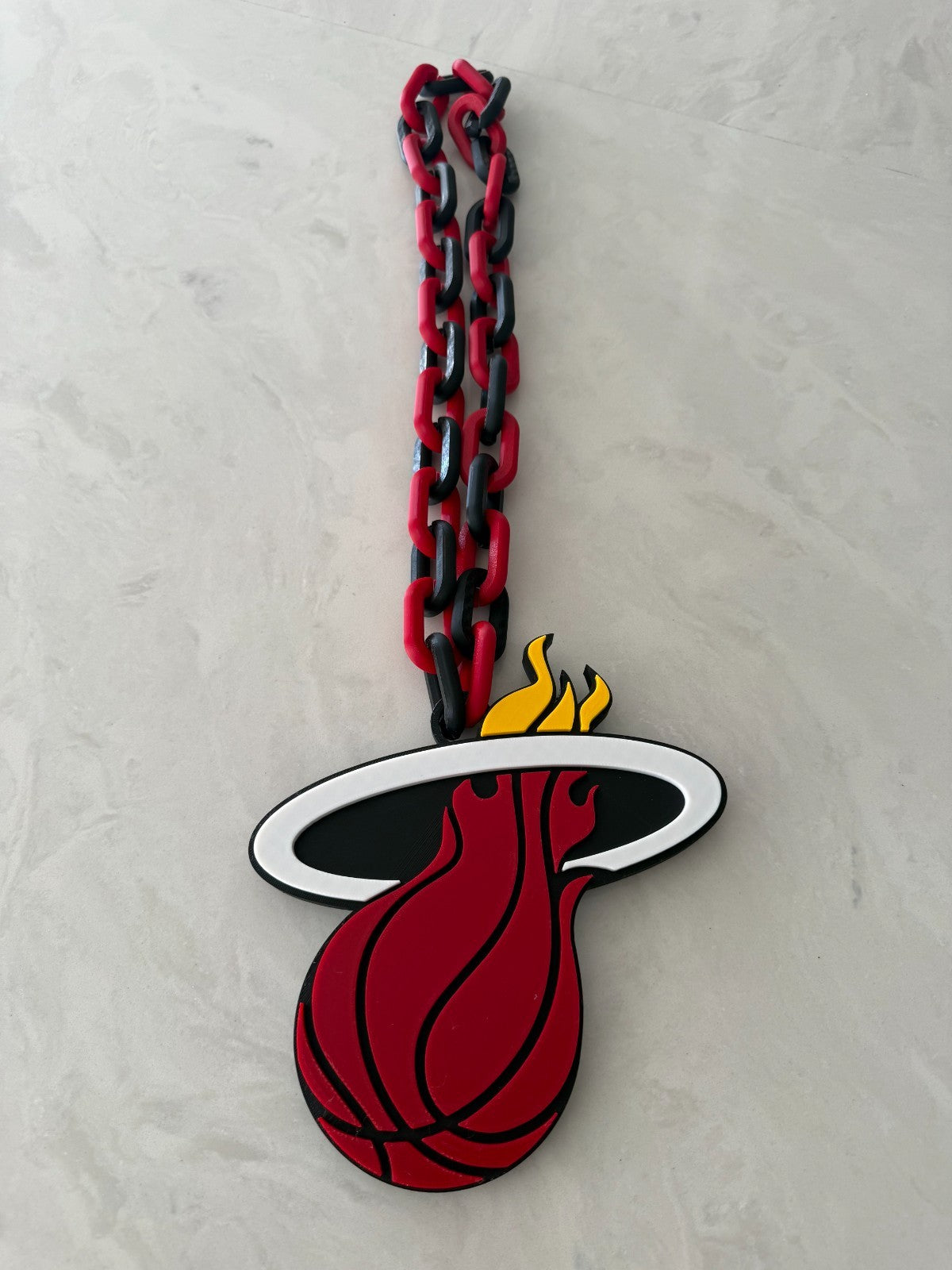 Toronto Raptors Oversized Hype Chain - 3D Printed Basketball Necklace - We The N