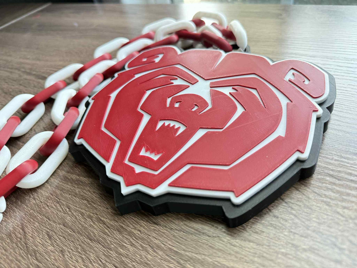 Missouri State Bears Logo Oversized Necklace, Pendant Chain