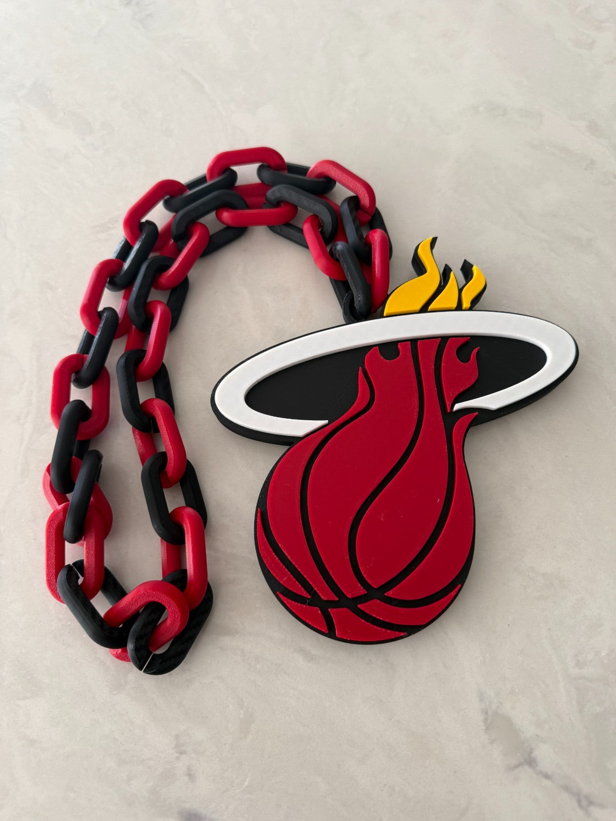 Toronto Raptors Oversized Hype Chain - 3D Printed Basketball Necklace - We The N