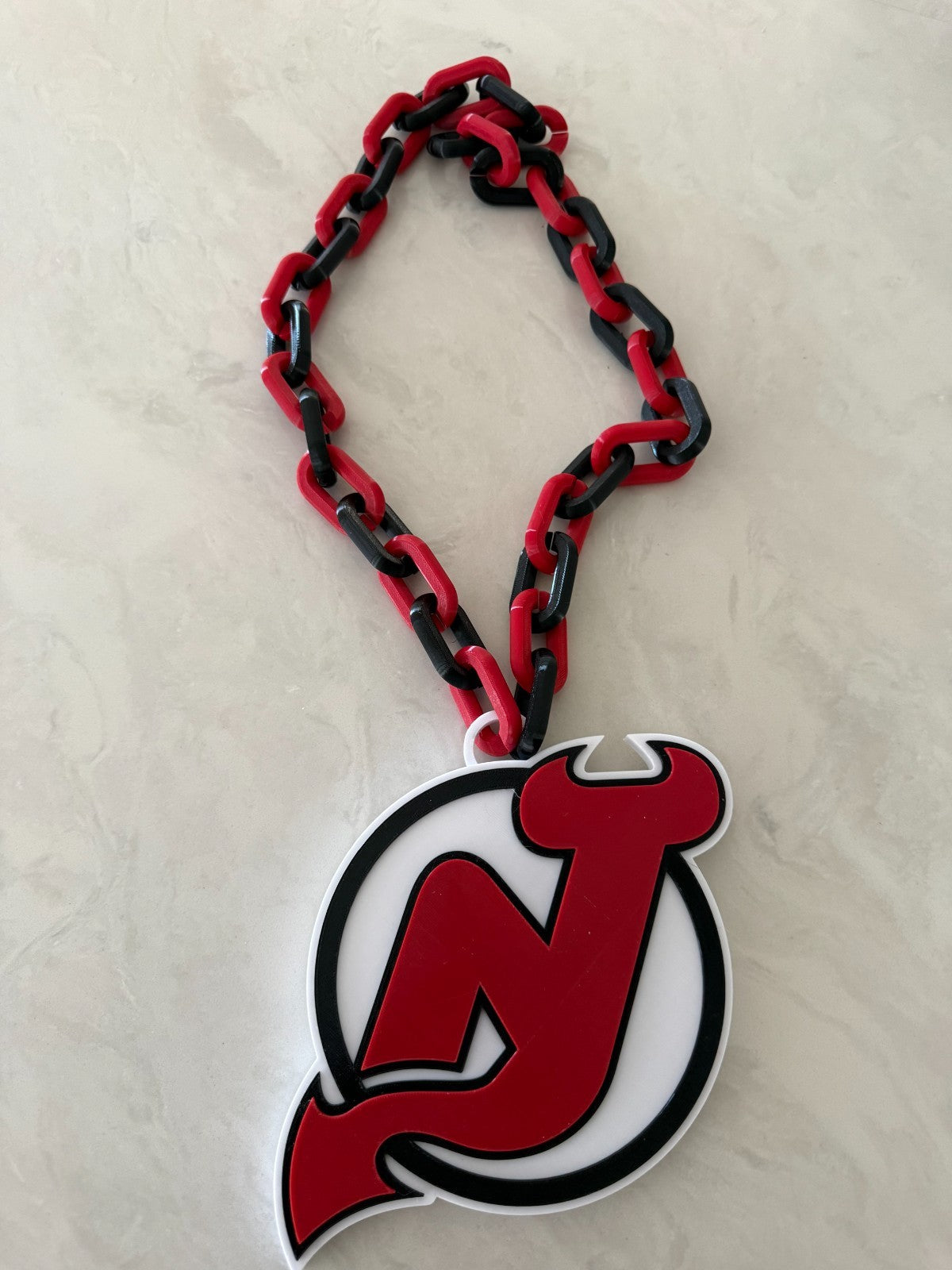 New Jersey Devils Oversized Necklace, Hype Chain