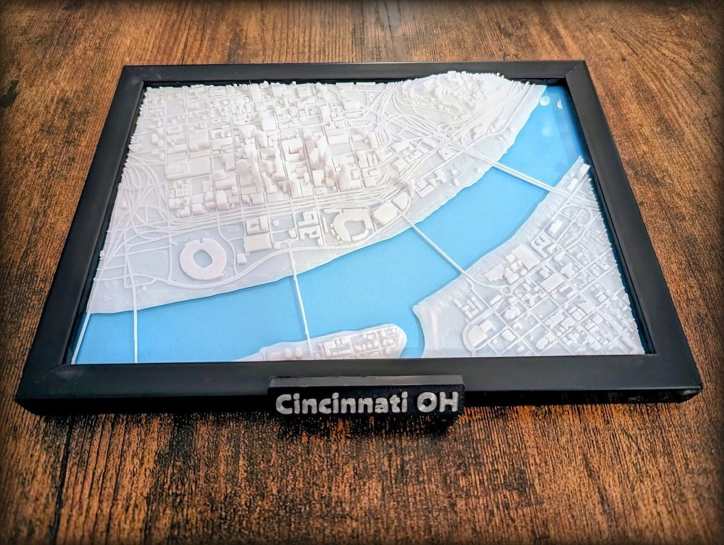 Cincinnati Ohio USA 3D City Map