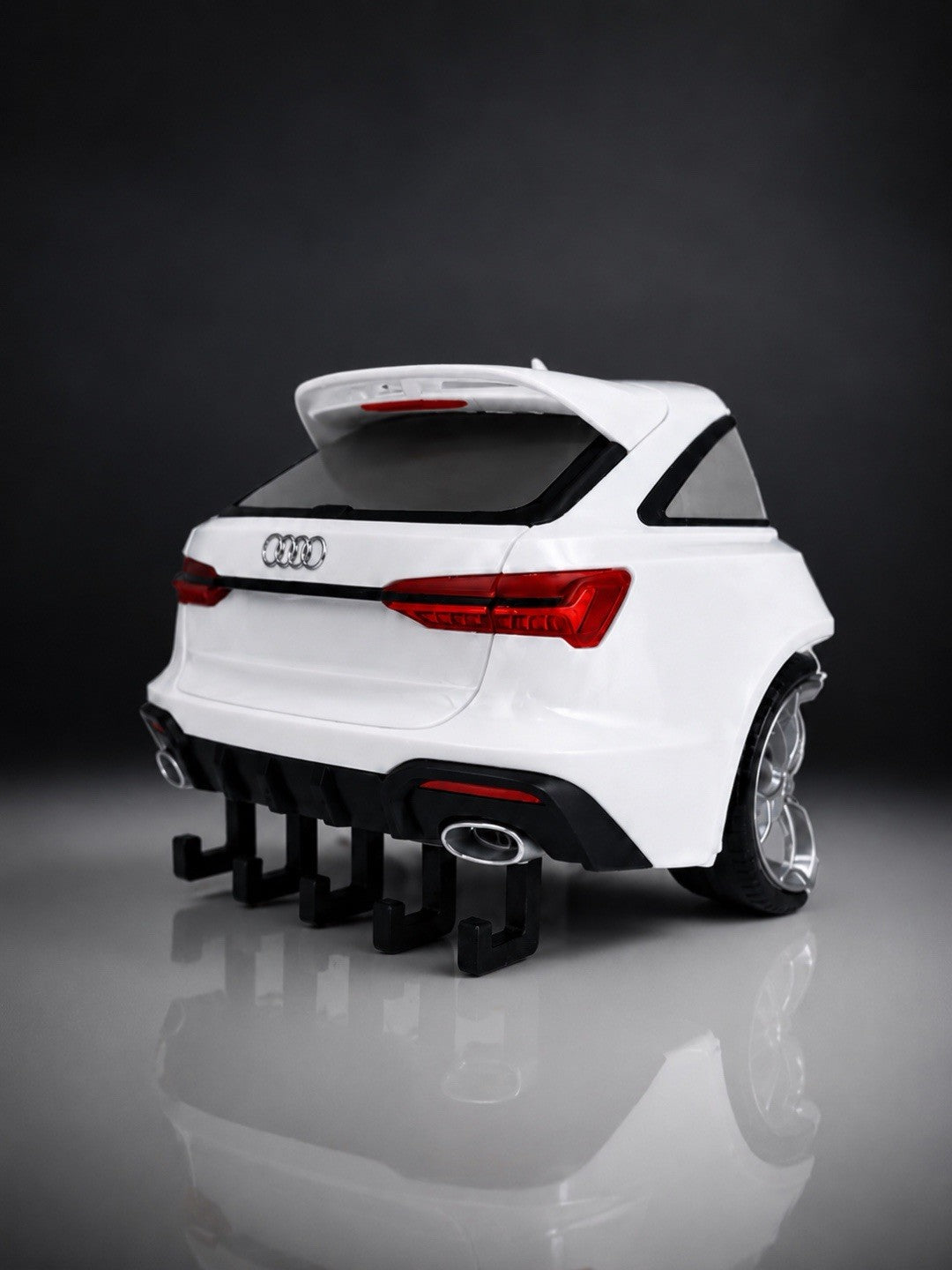 3D Printed Audi RS6 Car Rear End Key Holder Wall Mount Garage Decor