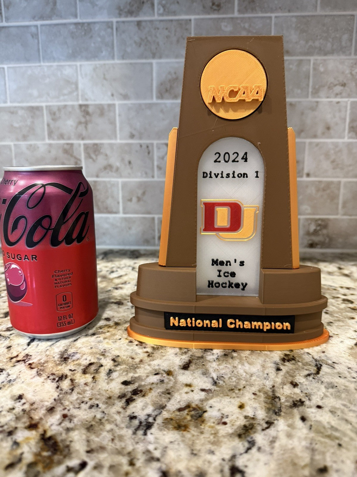 Denver pioneers 2022/2024/2026 hockey national champion  3d print custom