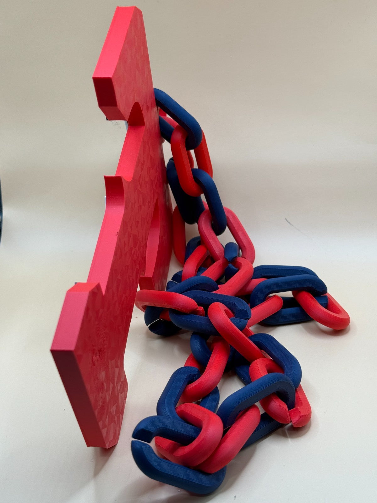 Texas Rangers Oversized Turnover Chain Necklace Pendant HandMade 3D Printed