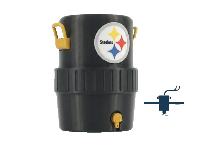 Pittsburgh Stealers Koozie 3D Printed 12 Oz Cans