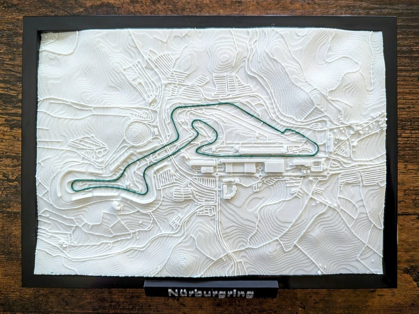 Nurburgring Germany 3D Racing F1 Circuit Map