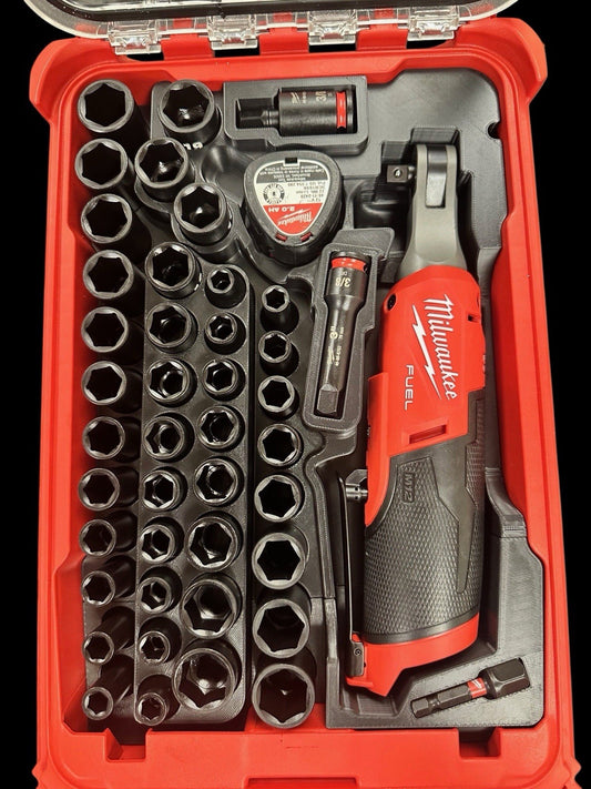 Milwaukee 3/8 SPEED Ratchet+ Socket Packout Insert