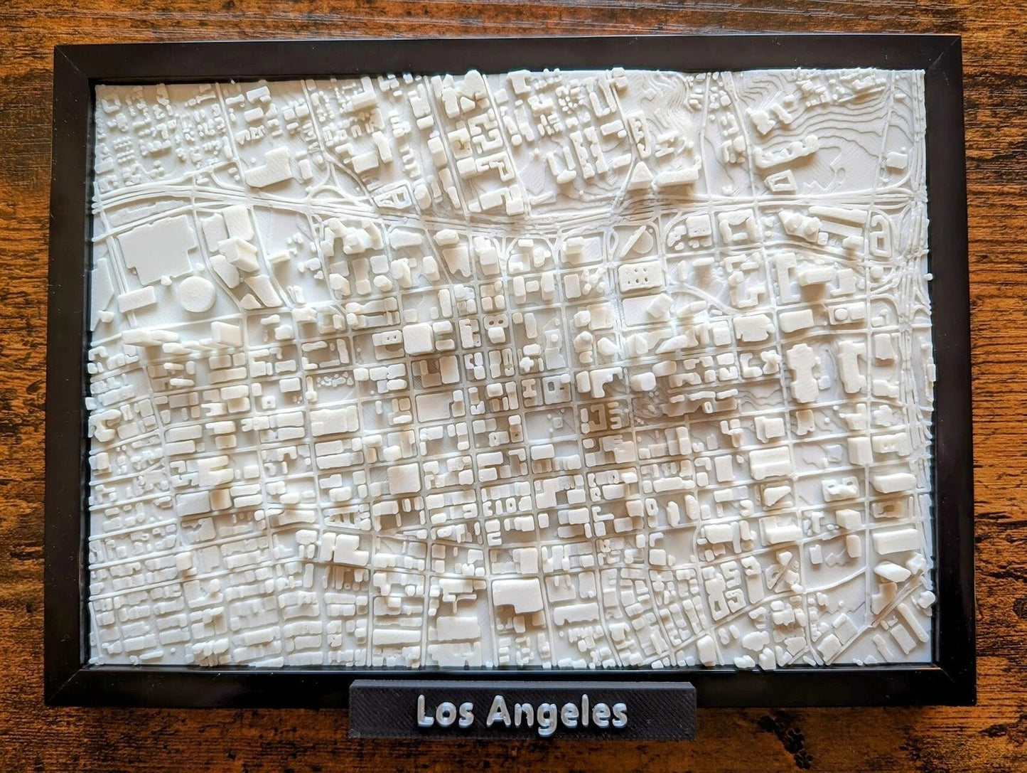 Los Angeles California USA 3D City Map