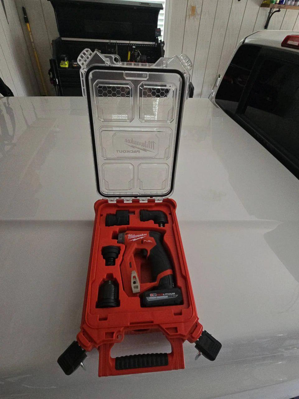 Packout Insert 3D Printed ABS M12 Fuel 2505-20 Drill Driver Organizer Tray Made