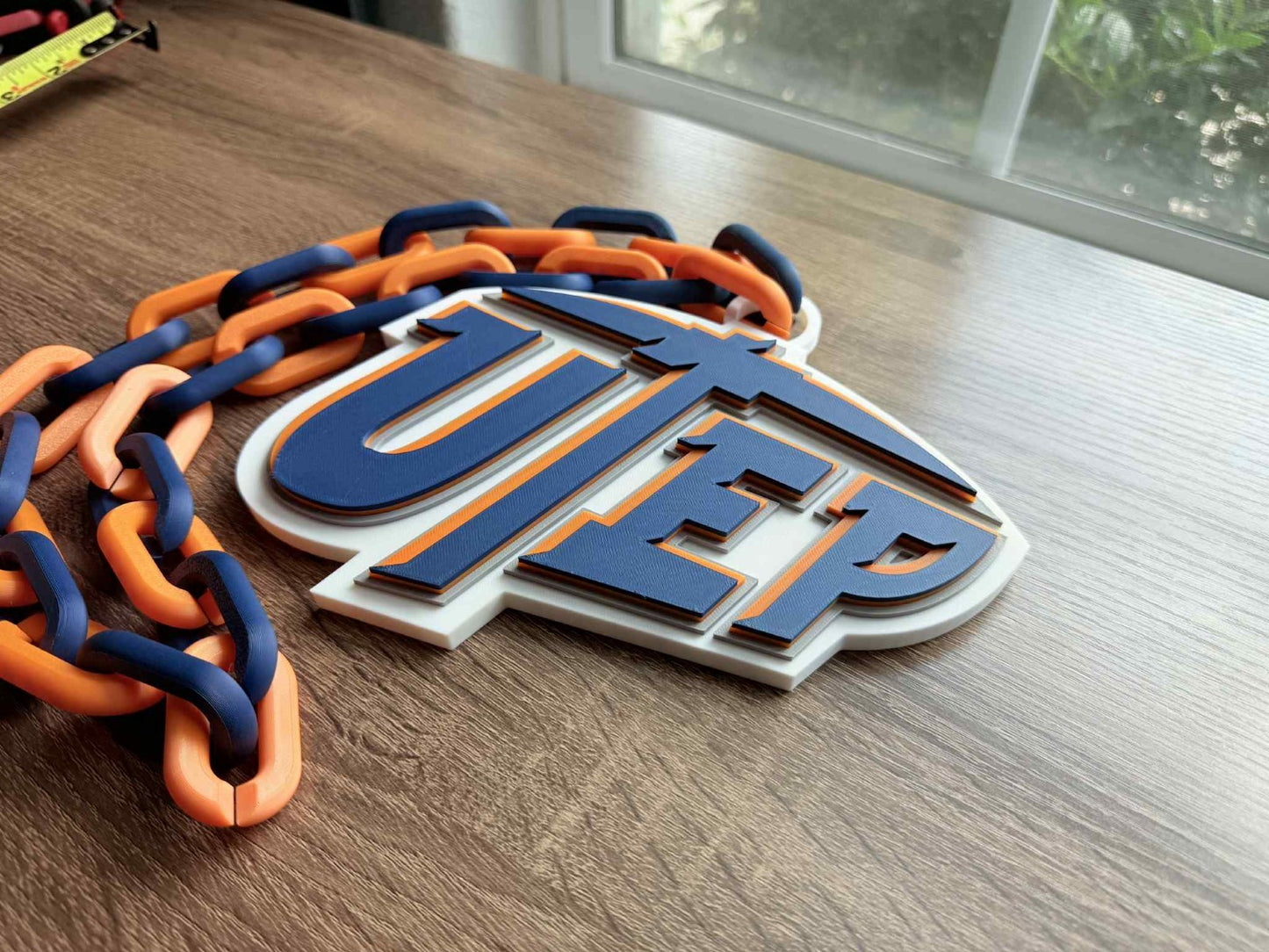 UTEP Miners Logo Oversized Necklace, Hype Chain [Made To Order]