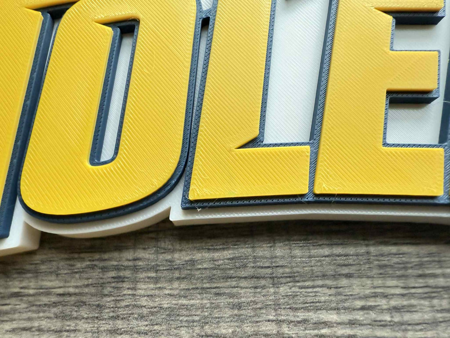 Toledo Rockets Logo Oversized Necklace, Pendant Chain [Made To Order]