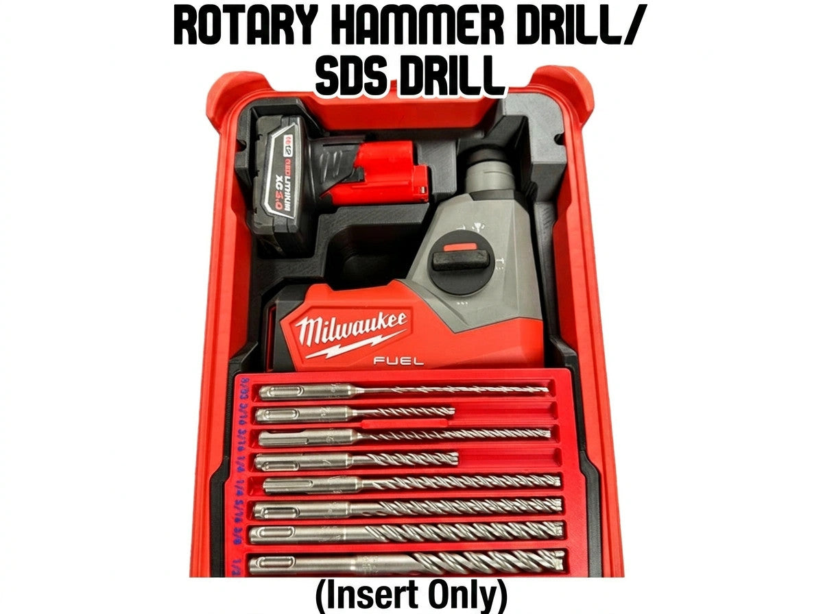 Fits Milwaukee M12 2508-20 Rotary Hammer PACKOUT Organizer Insert (Insert Only)