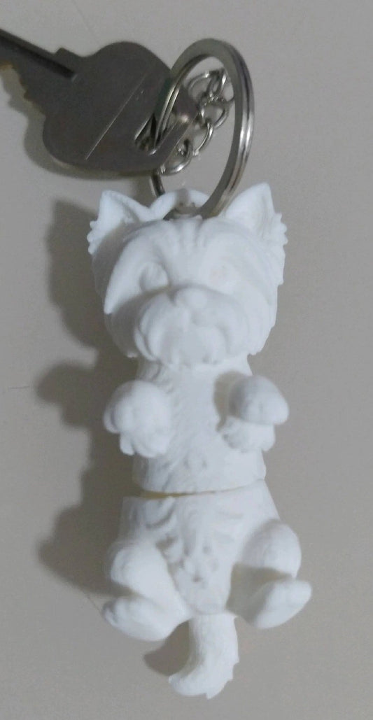 Yorkshire Terrier Toy Or Keychain 3D Printed
