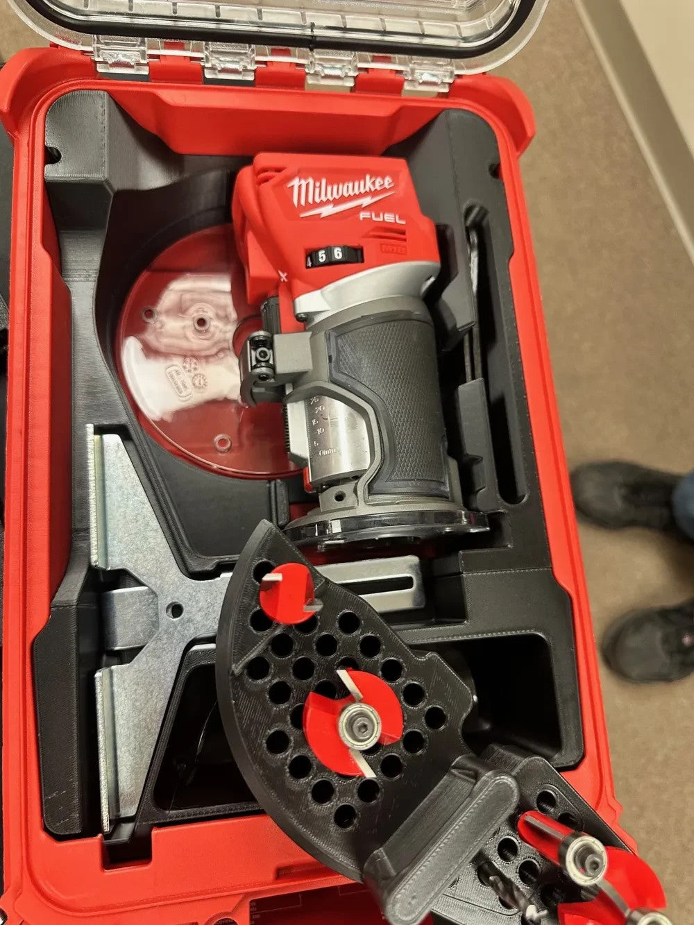 Milwaukee M18 FUEL Compact Router PACKOUT Insert Only