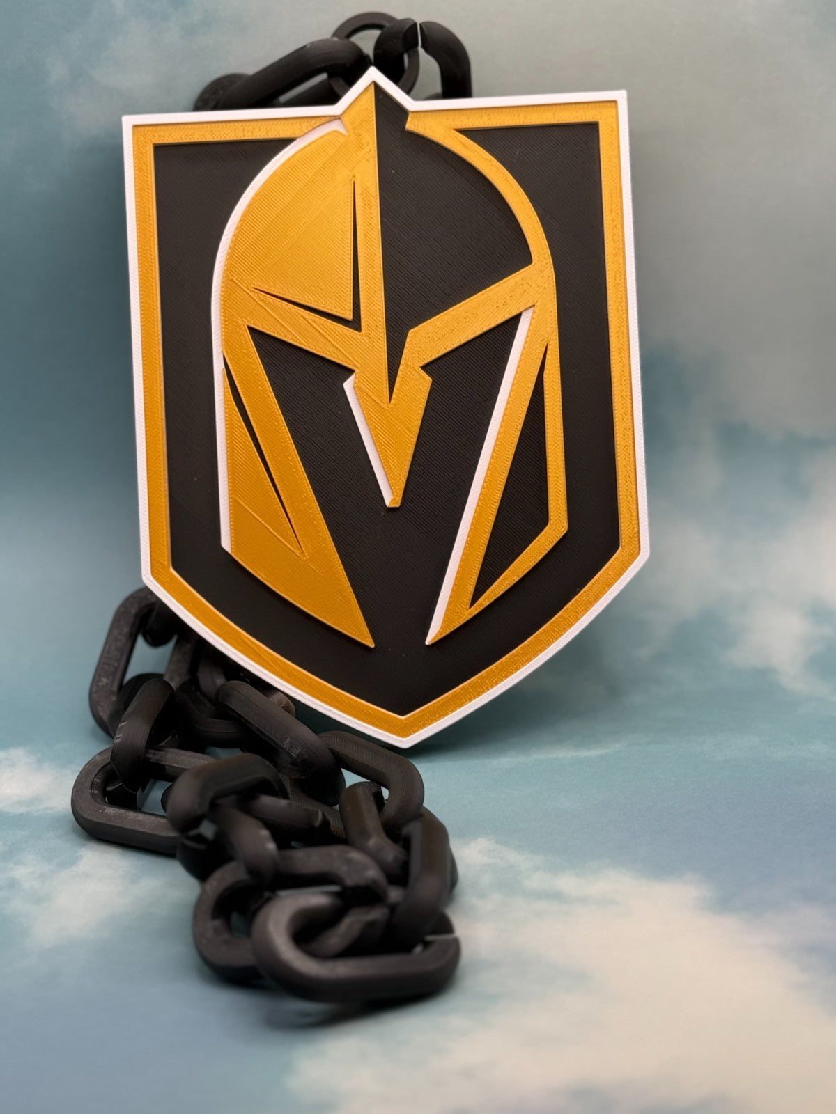 Vegas Golden Knights Oversized Necklace, Hype Chain"Golden Misfits."