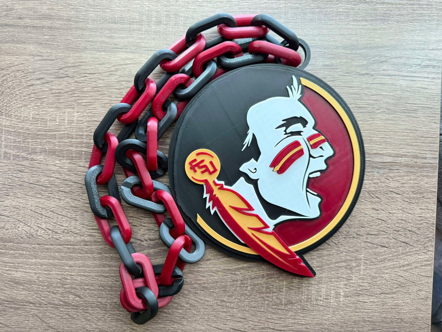 Florida State Seminoles Oversized Necklace, Pendant [Made to Order]