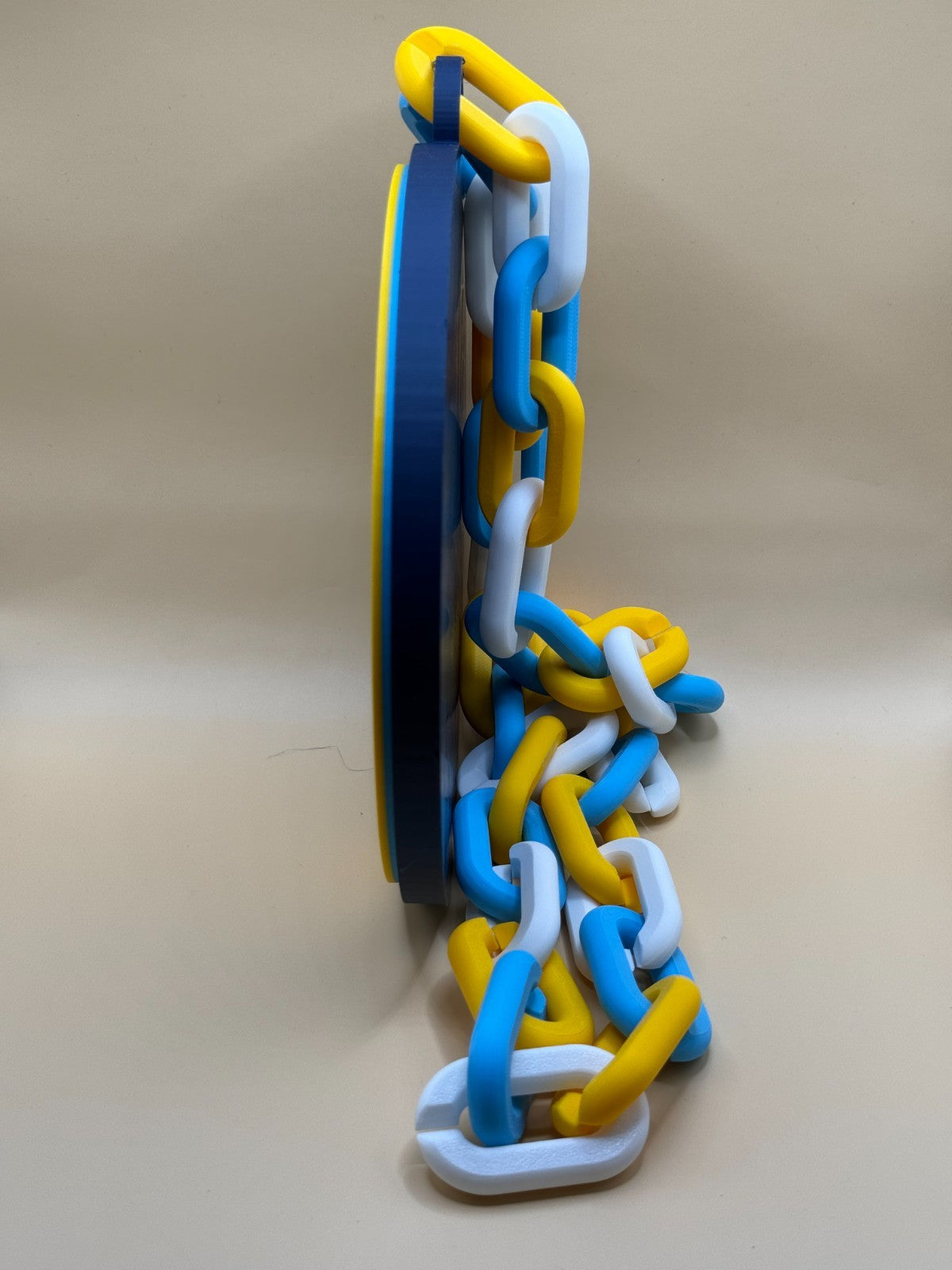 Chicago Sky Oversized Logo Necklace Hype Chain WNBA HandMade 3D Printed