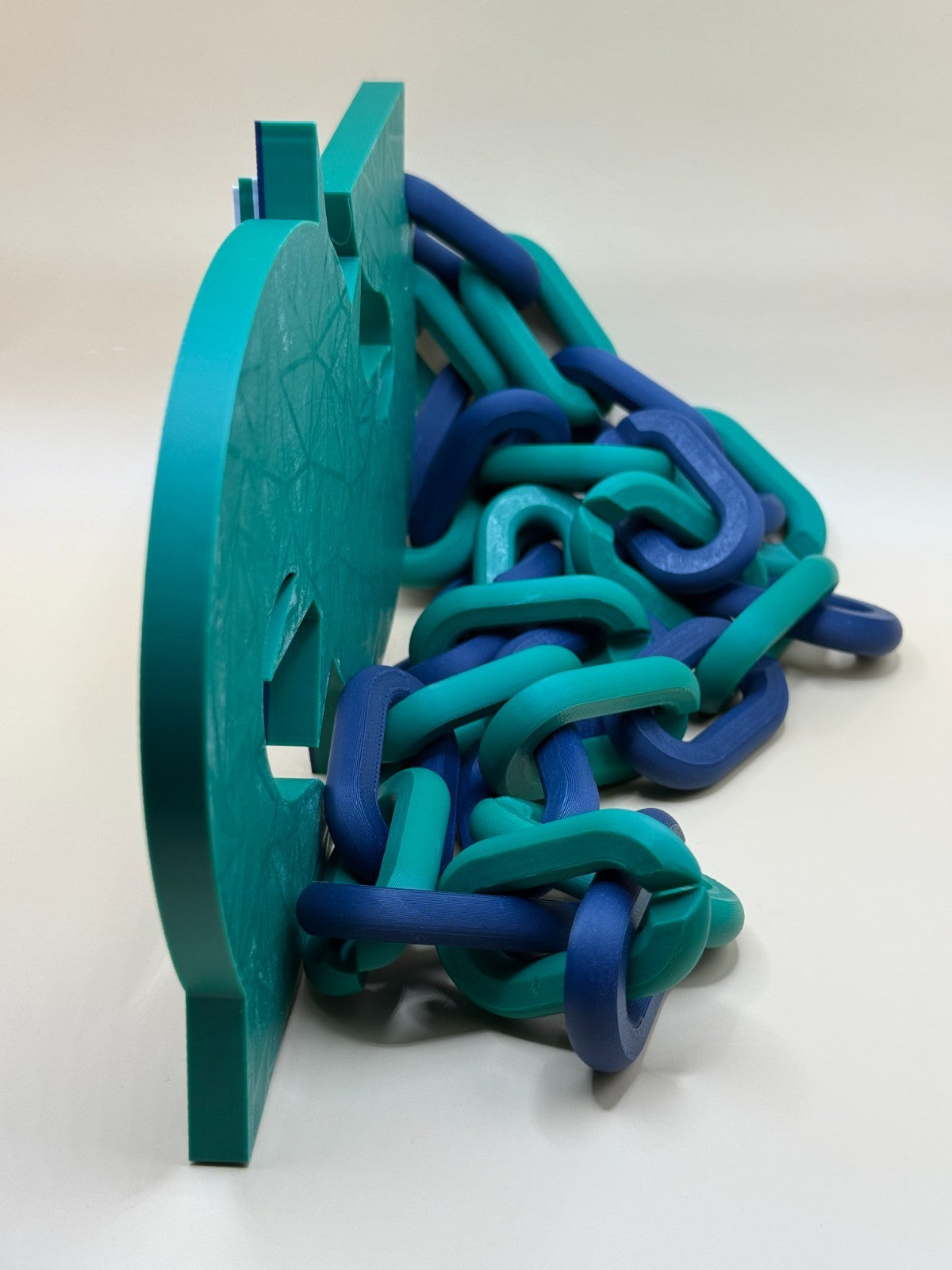 Seattle Mariners Oversized Turnover Chain Necklace, Pendant Handmade 3D Printed