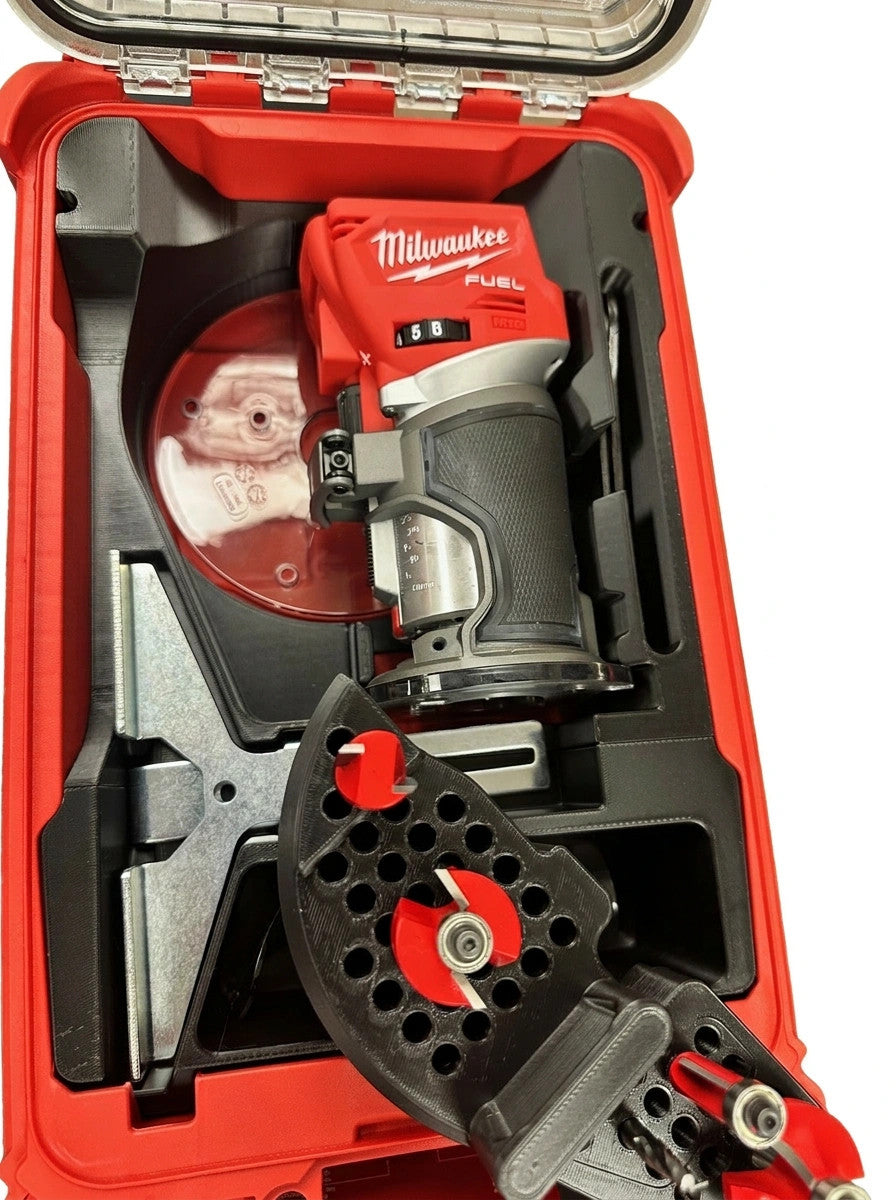 Fits Milwaukee M18 2723-20 Compact Router PACKOUT Organizer Insert (Insert Only)
