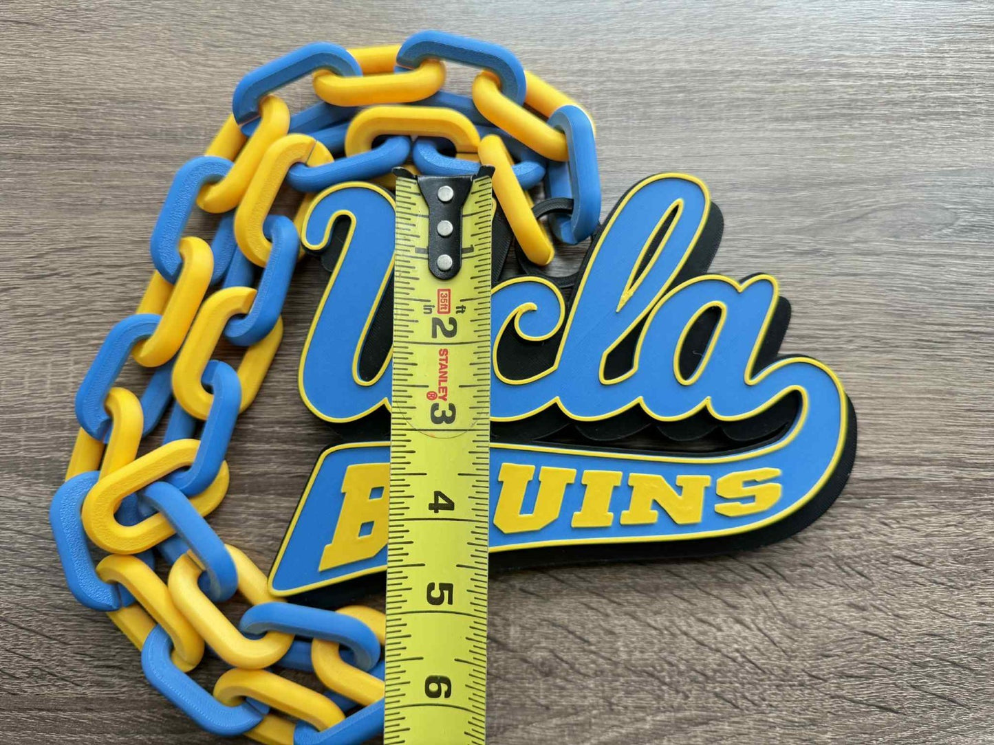 UCLA Bruins Logo Oversized Necklace, Hype Chain [Made To Order]
