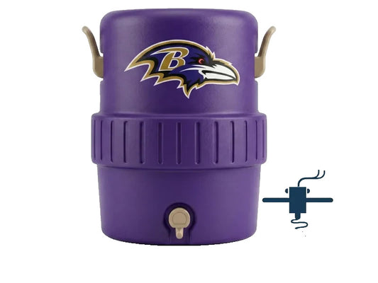 Baltimore Ravens Koozie 3D Printed 12 Oz Cans