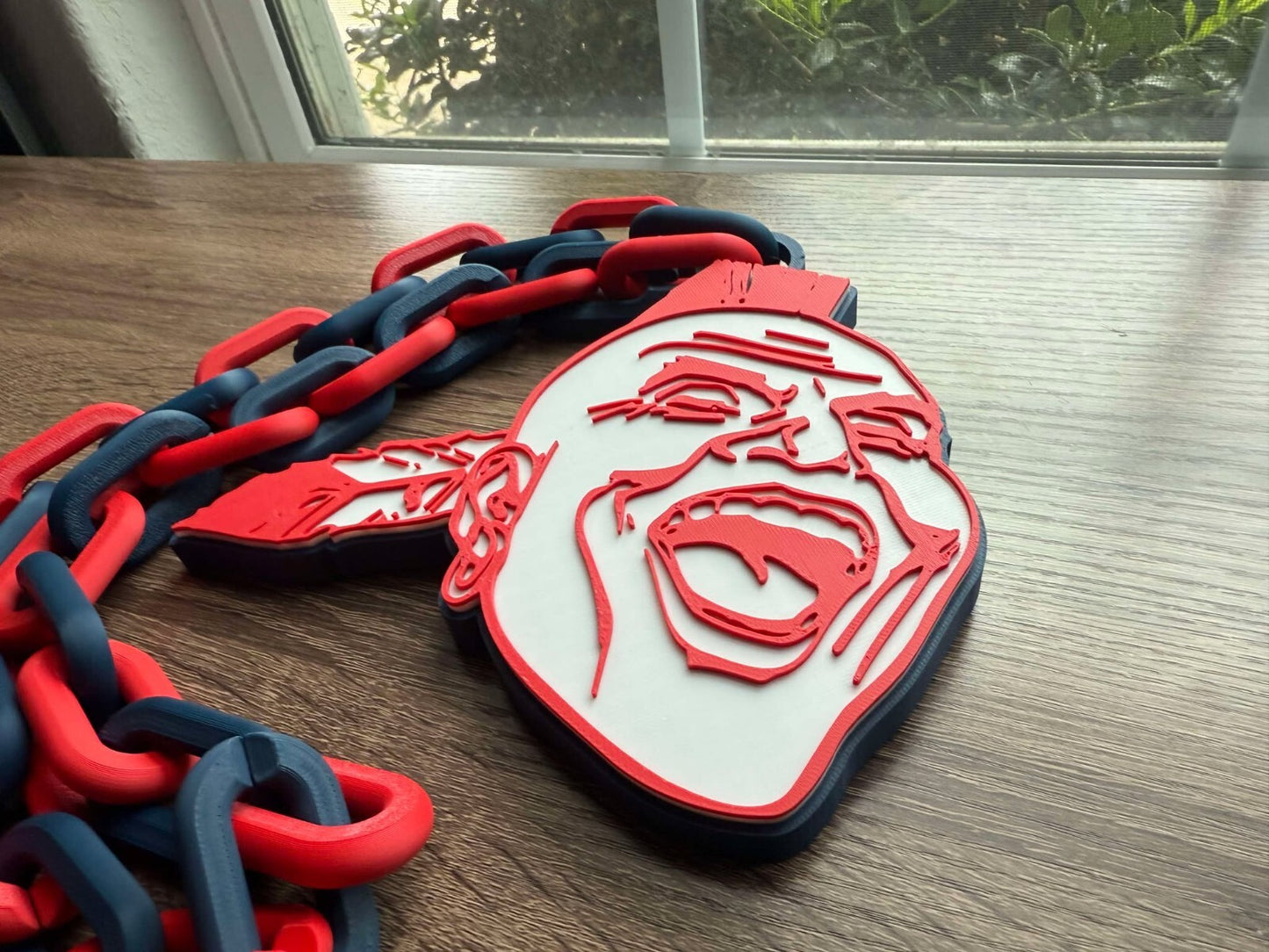 Atlanta Braves Oversized Necklace, Hype Chain [Made To Order]