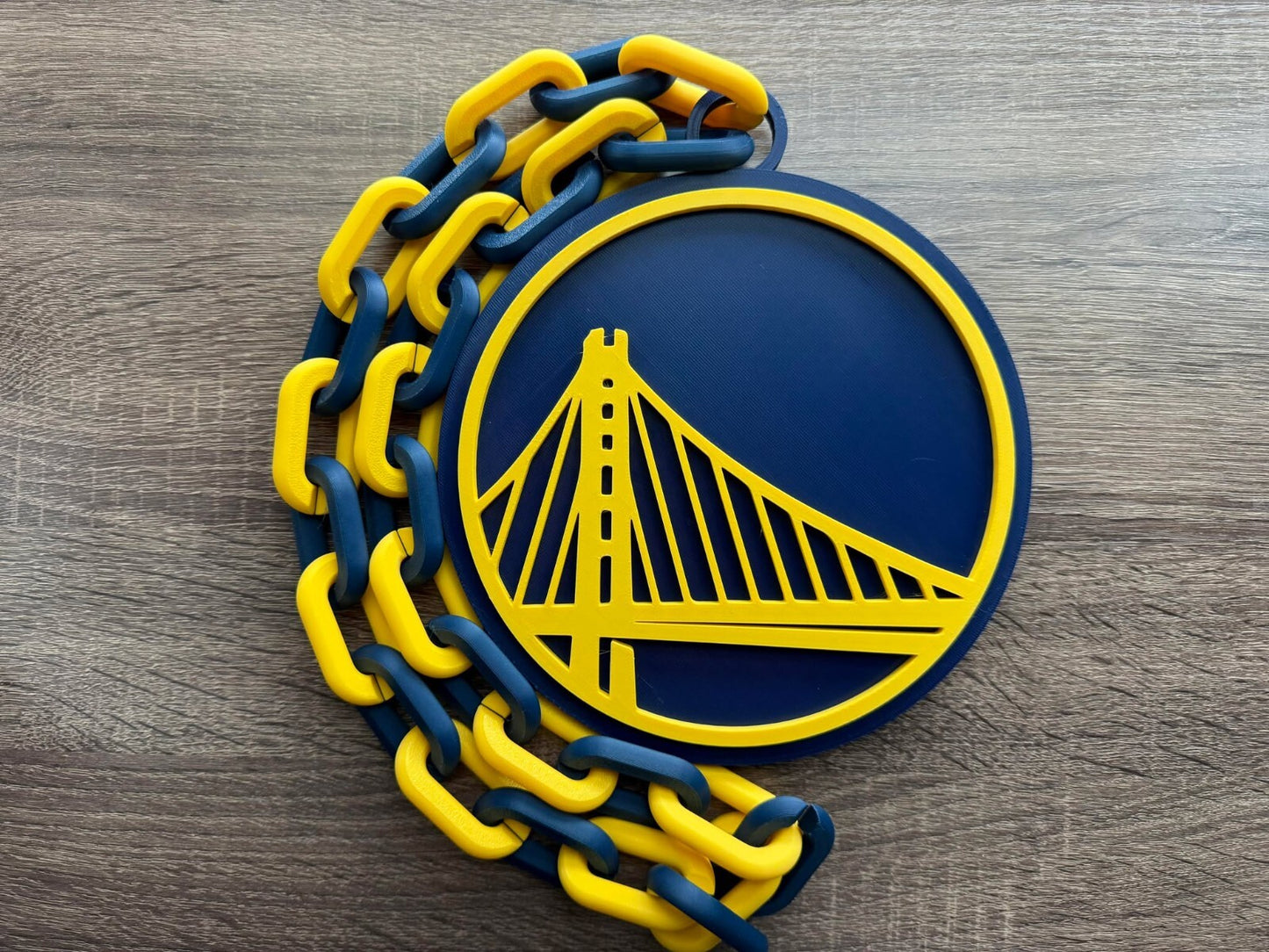 Golden State Warriors Oversized Necklace, Pendant