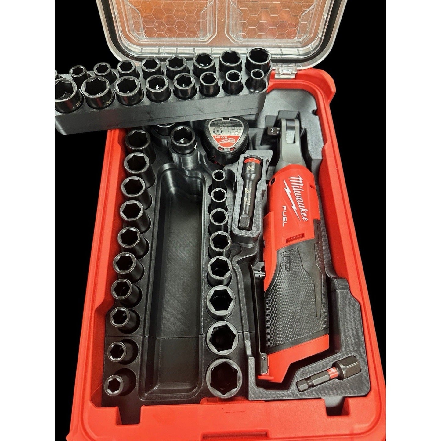 Milwaukee 3/8 SPEED Ratchet+ Socket Packout Insert