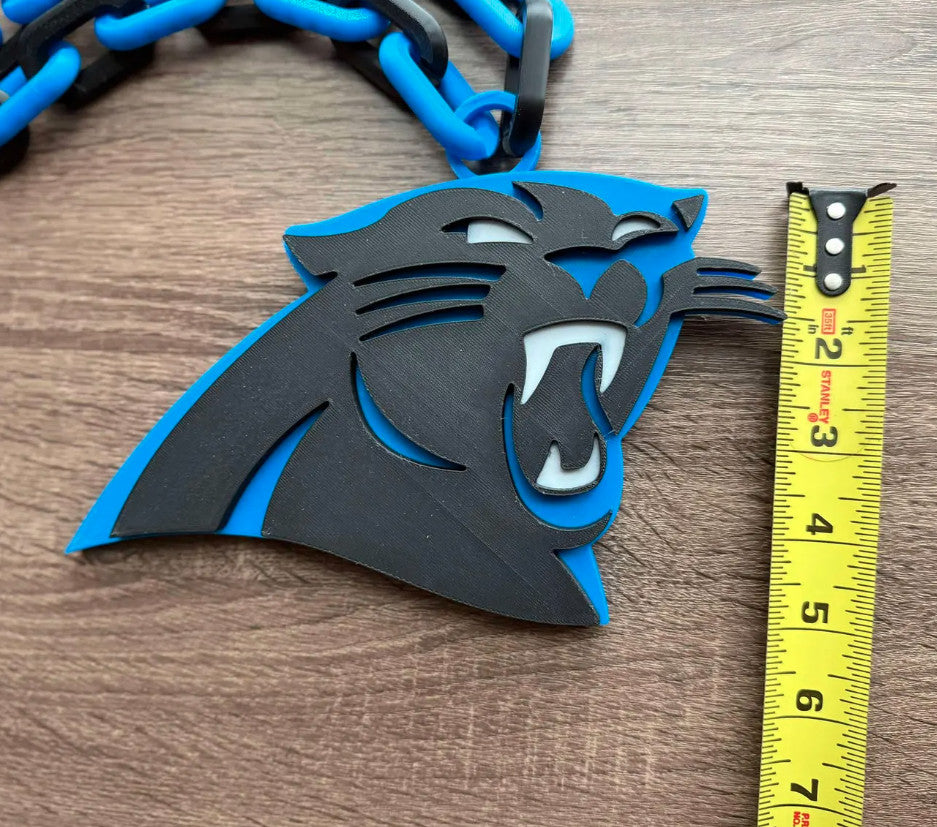 Carolina Panthers 3D Printed Sports Chain, Necklace