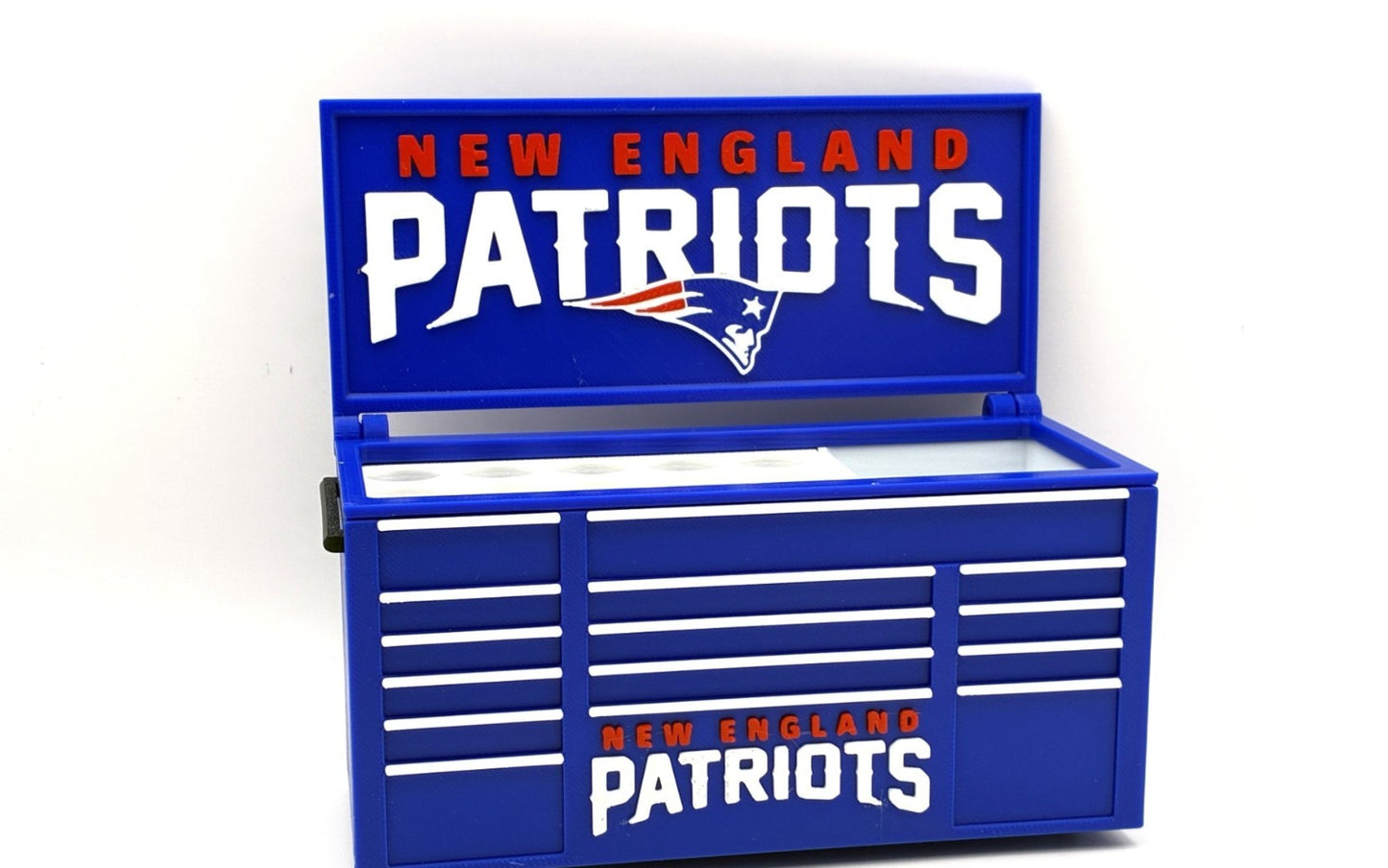 Mini Toolbox Pen Holder – Football Team Inspired Desk Organizer – Gift for Spor