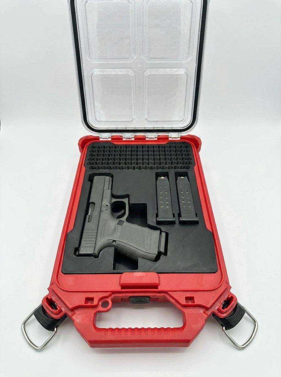 Glock 19 / 23 9 mm Gen 4 Milwaukee PACKOUT Low Profile Bin (Insert Only)
