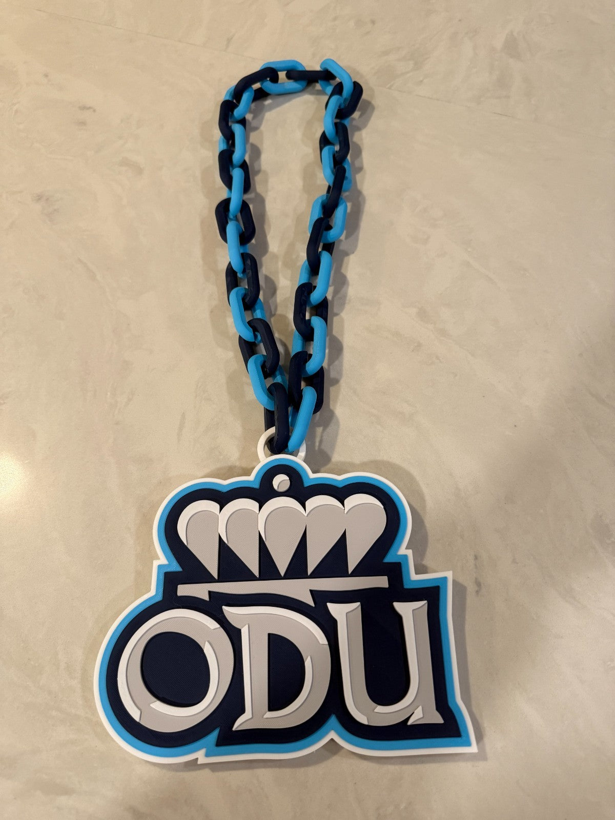 Old Dominion Monarchs Logo Oversized Necklace, Hype Chain