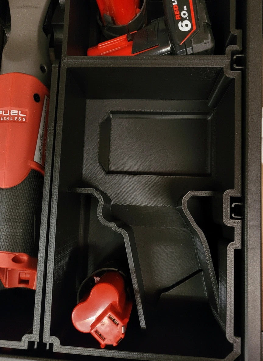 M12 Impact Wrench packout insert Organizer (Gen 2 – Right Side) (Insert Only)