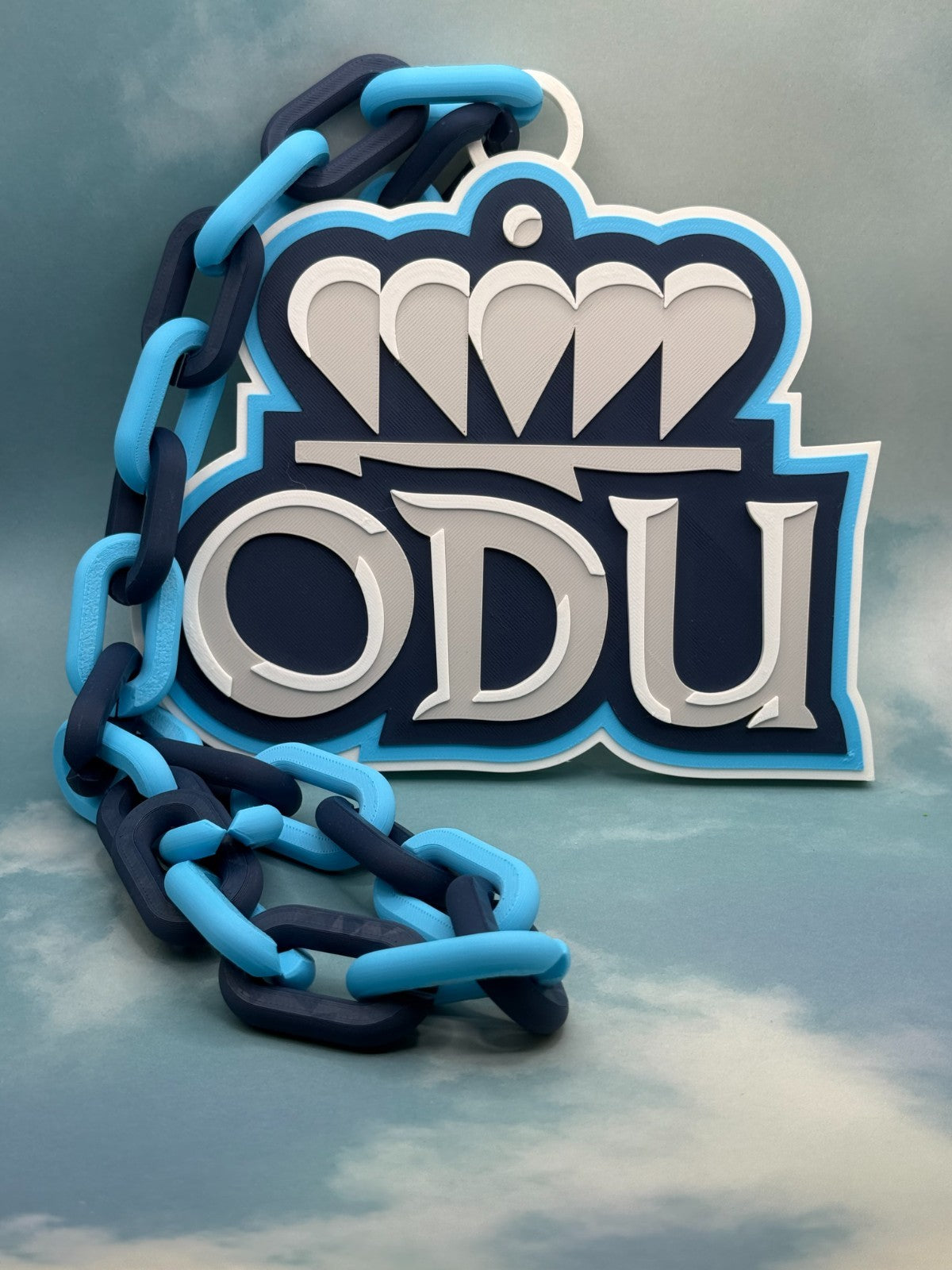 Old Dominion Monarchs Logo Oversized Necklace, Hype Chain