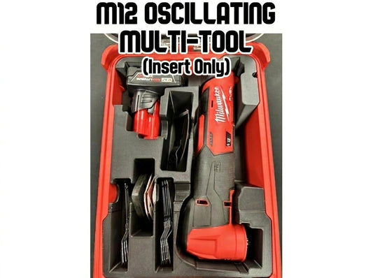 Fits Milwaukee M12 2526-20 Oscillating Multi-Tool PACKOUT Insert (Insert Only)