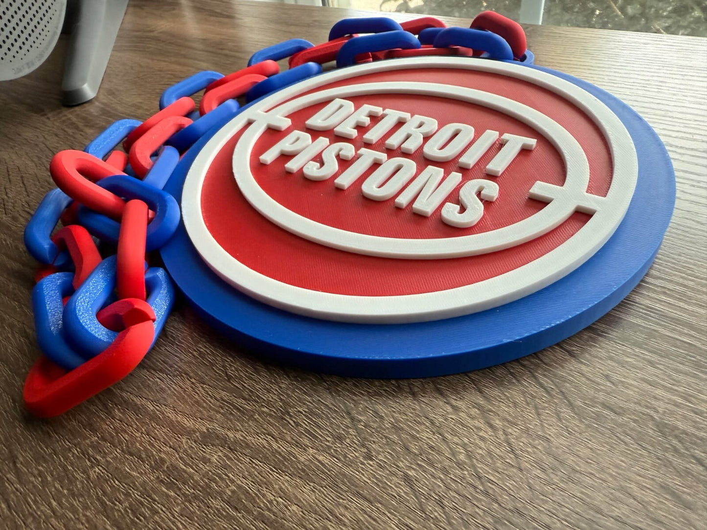 Detroit Pistons Oversized Necklace, Pendant