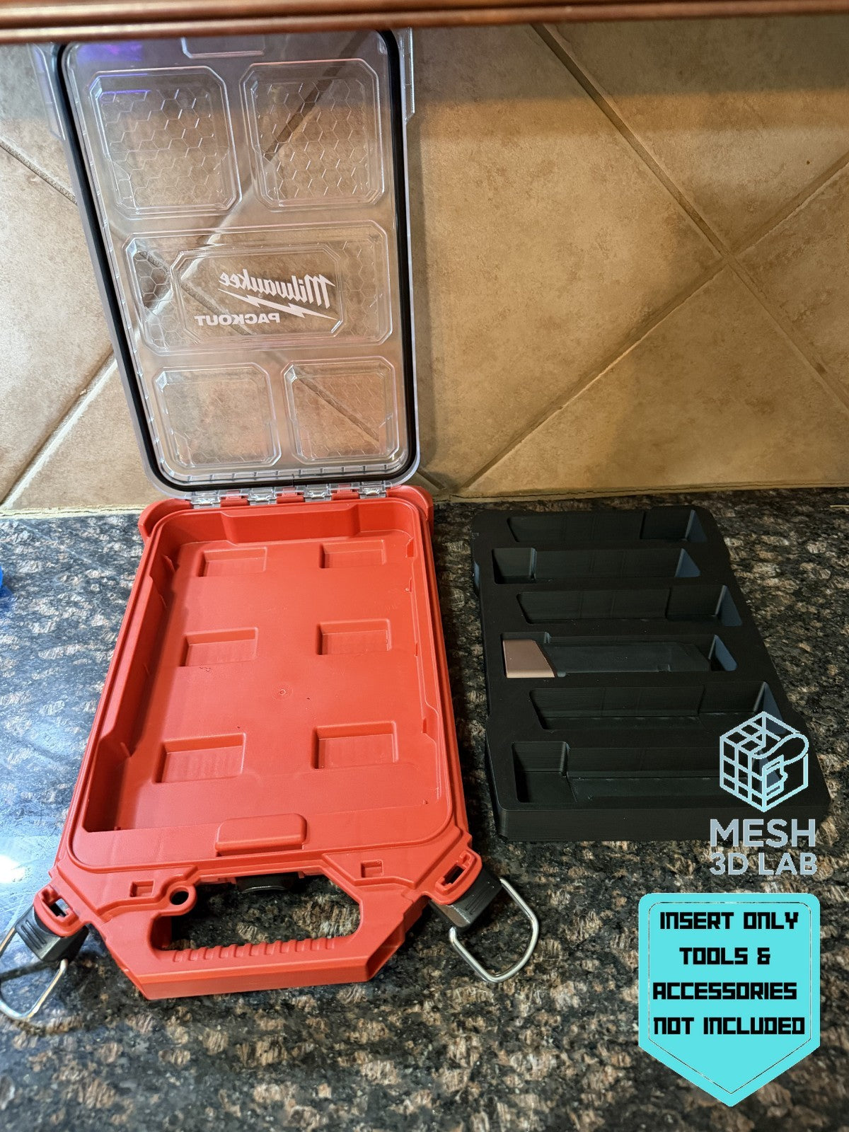 9mm Extended Magazine Holder PACKOUT Low Profile Bin Insert (Insert Only)
