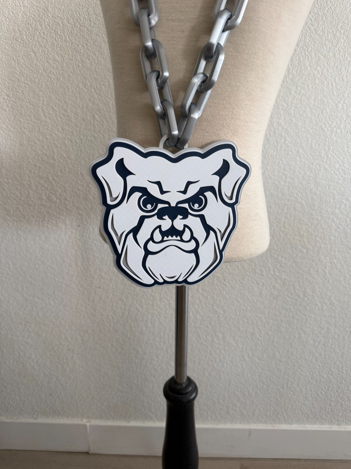 Butler Bulldogs Oversized Logo Necklace, Hype Chain